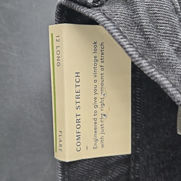 NEW Universal Thread High Rise Flare Comfort Stretch 12 Long - Picture 5 of 13